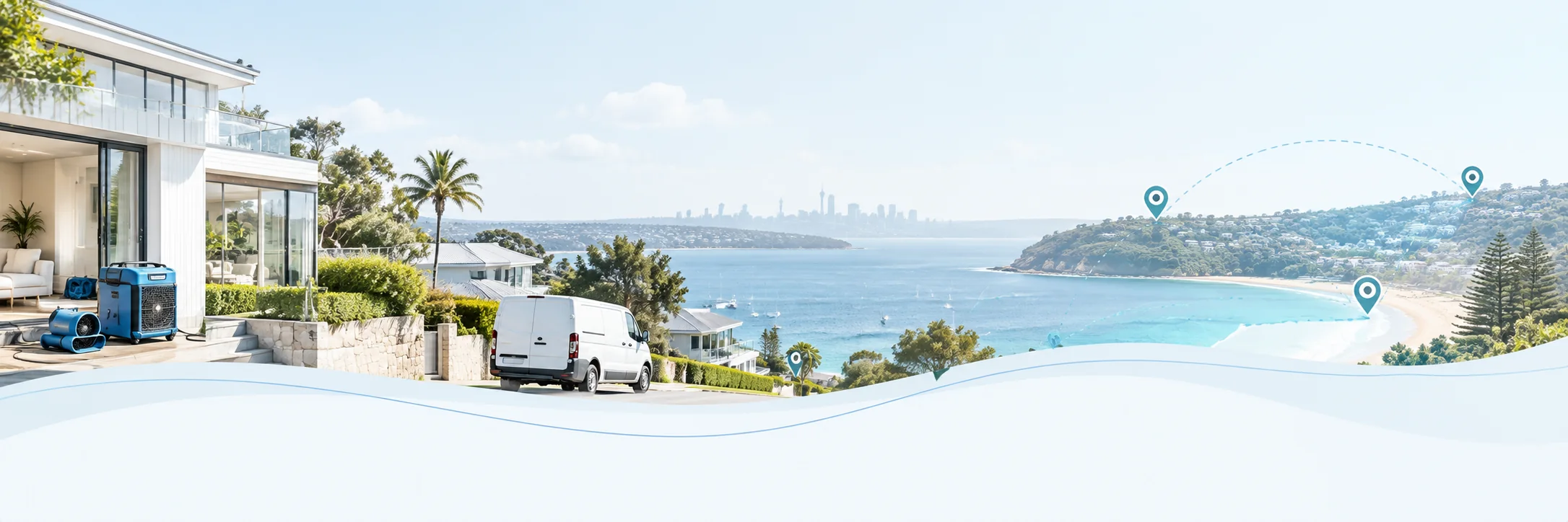 Flood Water Mould Restoration service coverage across Sydney and the Northern Beaches
